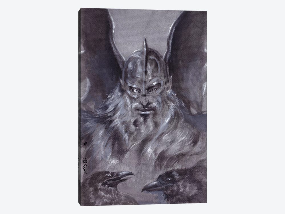 Odin by Ruth Thompson 1-piece Canvas Wall Art