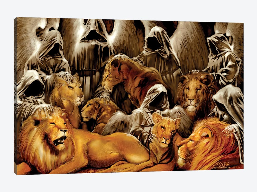 The Lion's Den by Ruth Thompson 1-piece Art Print