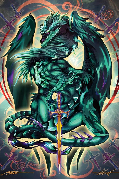 Dragonblade Terrablade by Ruth Thompson wall art