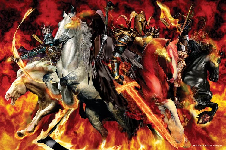 4 Horseman by Ruth Thompson wall art