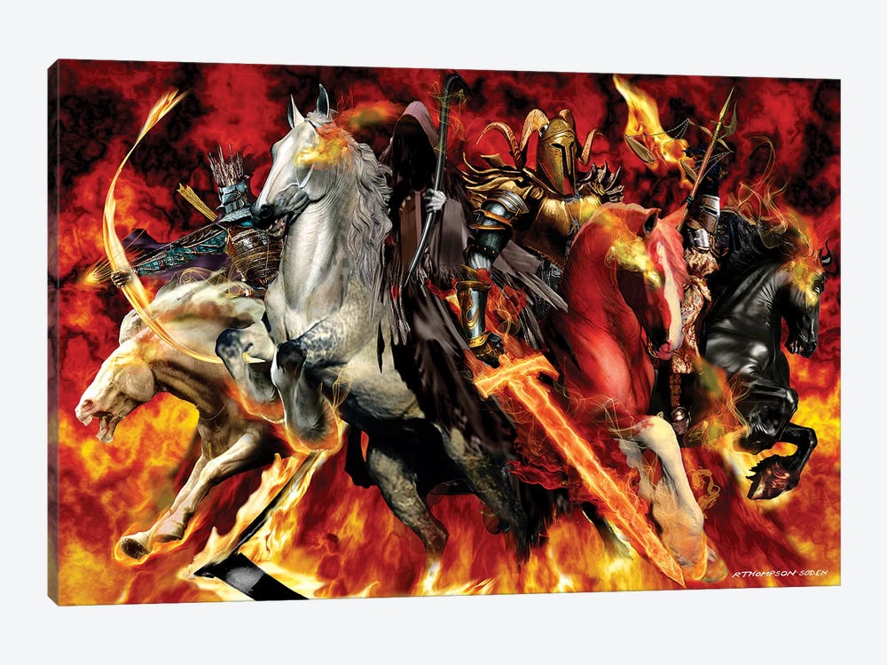 4 Horseman by Ruth Thompson 1-piece Canvas Print