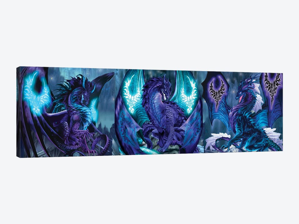 Dragons Of Fate by Ruth Thompson 1-piece Canvas Artwork