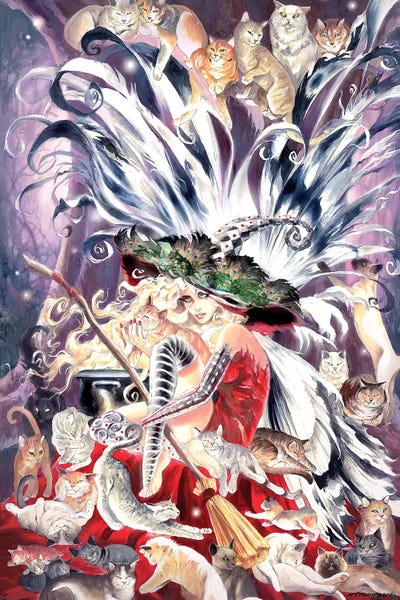 Witches: Faerie Witch Of Cats by Ruth Thompson