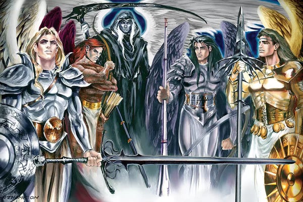 Grim Reaper: Five Archangels by Ruth Thompson