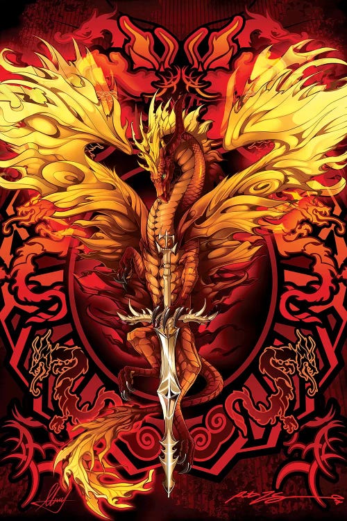 Flameblade by Ruth Thompson wall art