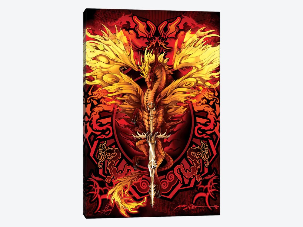 Flameblade by Ruth Thompson 1-piece Canvas Art