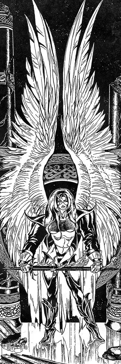 In The Shadow Of Night by Ruth Thompson multi panel art