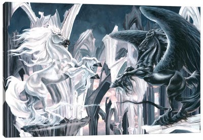 Knights Gambit Canvas Art Print - Pegasus Art