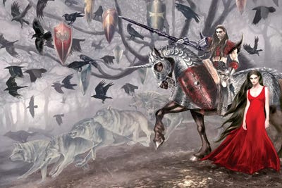 Le Morte D'Arthur by Ruth Thompson canvas print