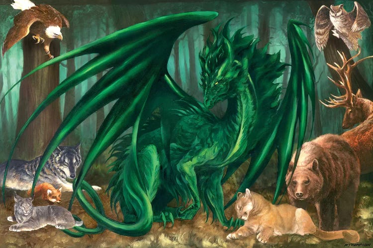 Lord Of The Forest by Ruth Thompson wall art