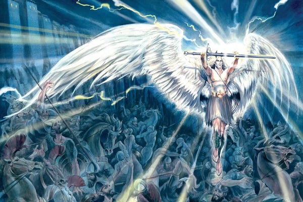 Angels: Michael Vs Assyrians by Ruth Thompson