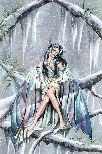 Midwinters Dream by Ruth Thompson framed canvas print