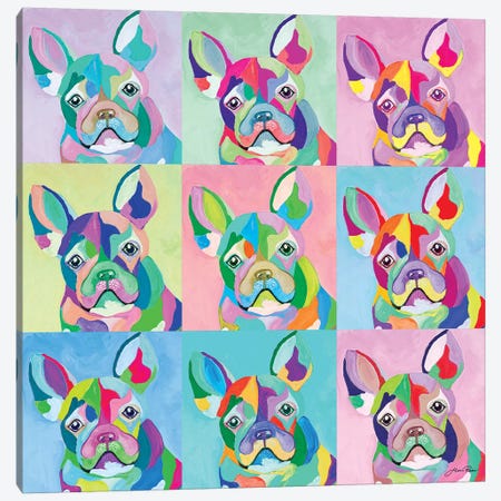 Pup Art Canvas Print #RTR12} by Gina Ritter Canvas Artwork