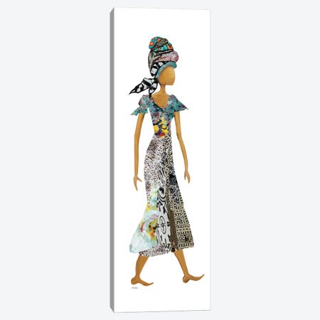 Xhose Headwrap Woman Canvas Print #RTR13} by Gina Ritter Canvas Art