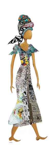 African Heritage: Xhose Headwrap Woman by Gina Ritter