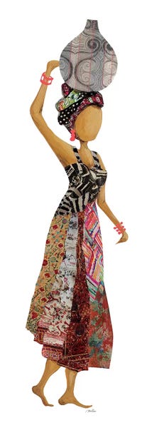 African Heritage: Xhose Woman of Pottery I by Gina Ritter