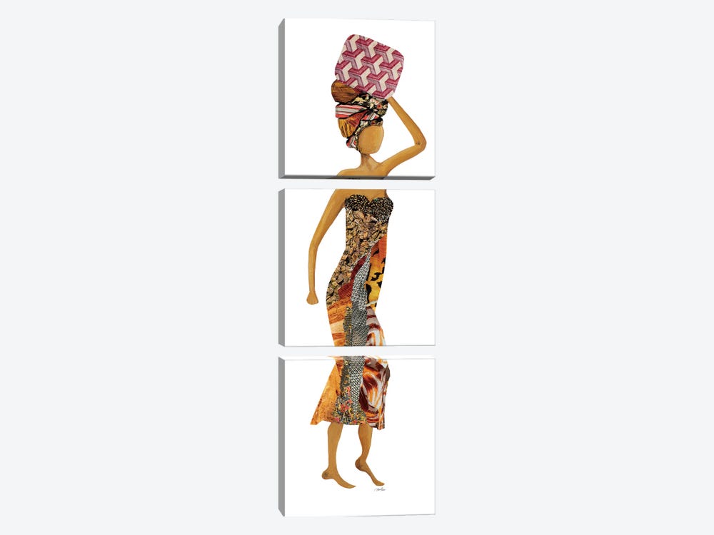 Xhose Woman of Pottery II by Gina Ritter 3-piece Art Print