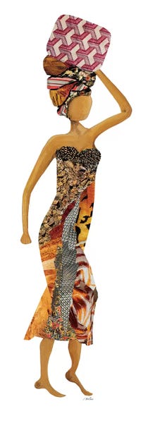 African Heritage: Xhose Woman of Pottery II by Gina Ritter