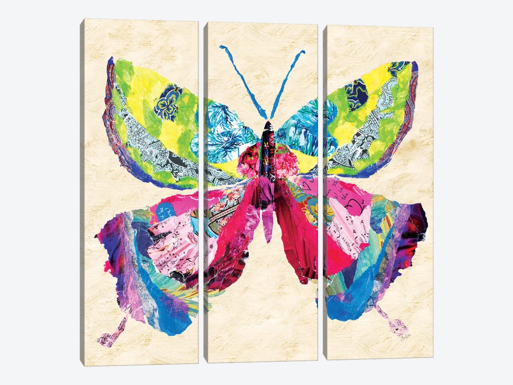 Brilliant Butterfly I by Gina Ritter 3-piece Canvas Art