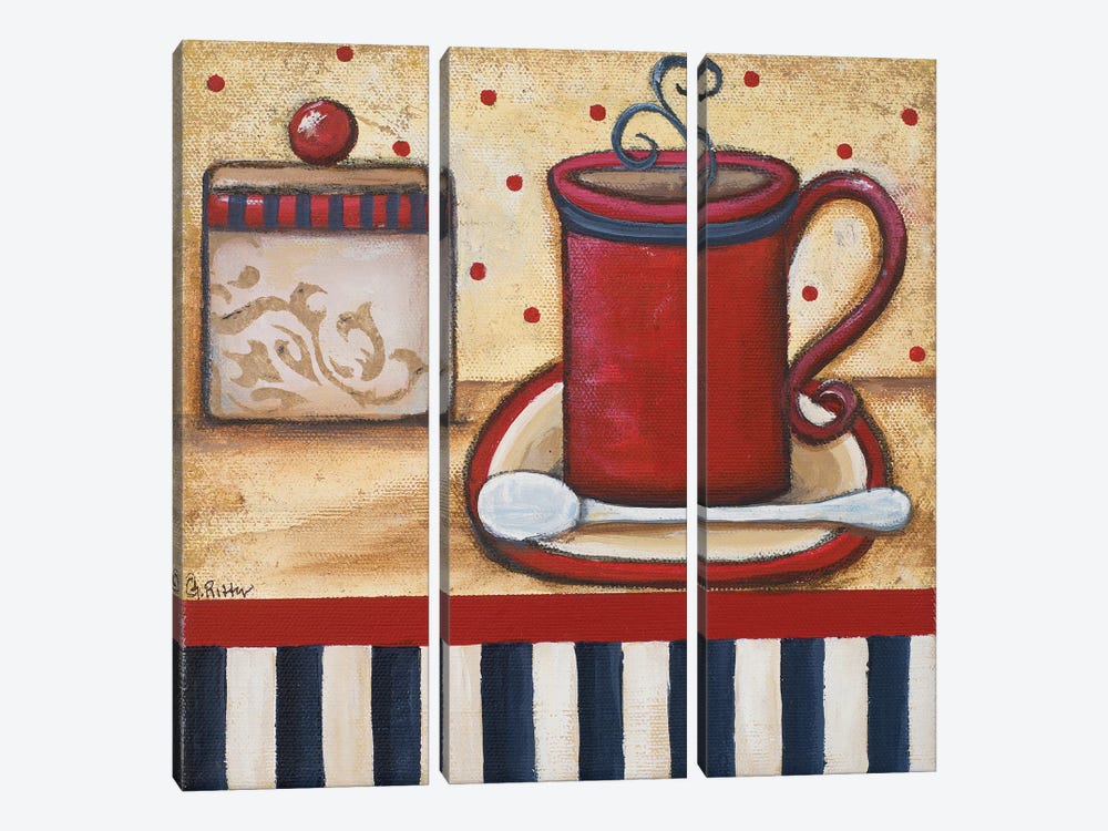 Granny's Kitchen II by Gina Ritter 3-piece Canvas Art