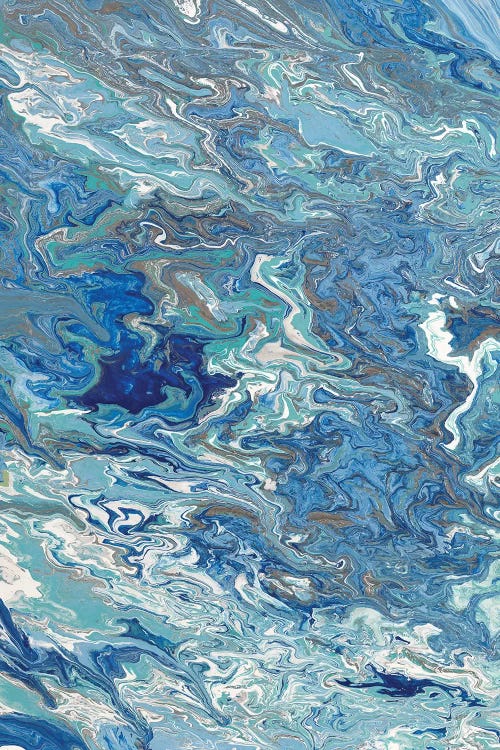 Marbleized Beach View I