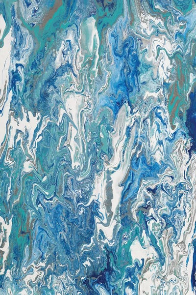Gina Ritter: Marbleized Beach View II by Gina Ritter
