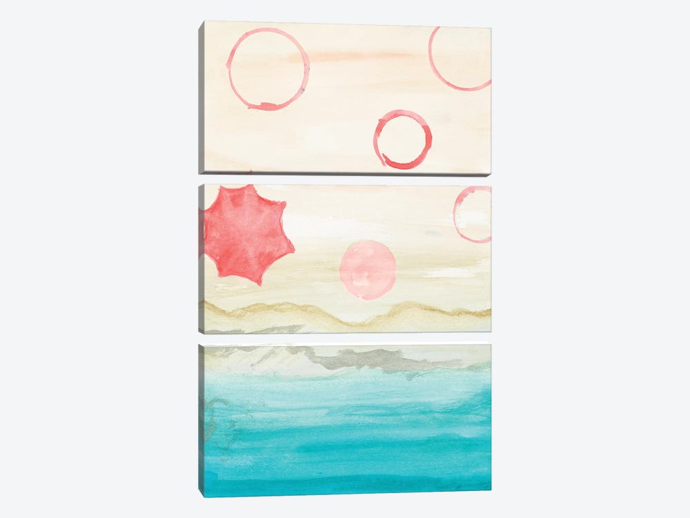 Watercolor Beach Stains I by Gina Ritter 3-piece Art Print