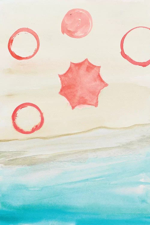 Watercolor Beach Stains II