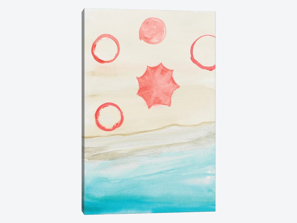 Watercolor Beach Stains II by Gina Ritter 1-piece Canvas Artwork