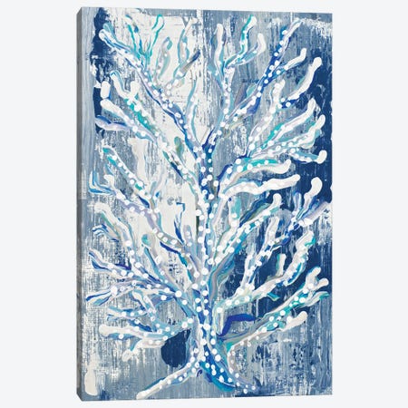 Azul Dotted Coral Vertical Canvas Print #RTR36} by Gina Ritter Art Print