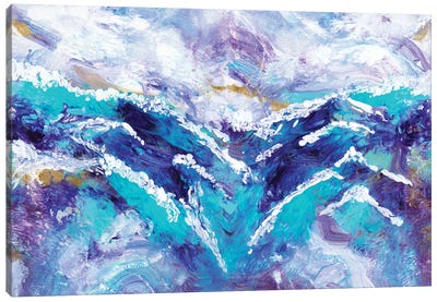 Ocean Waves Canvas Art Print - Gina Ritter