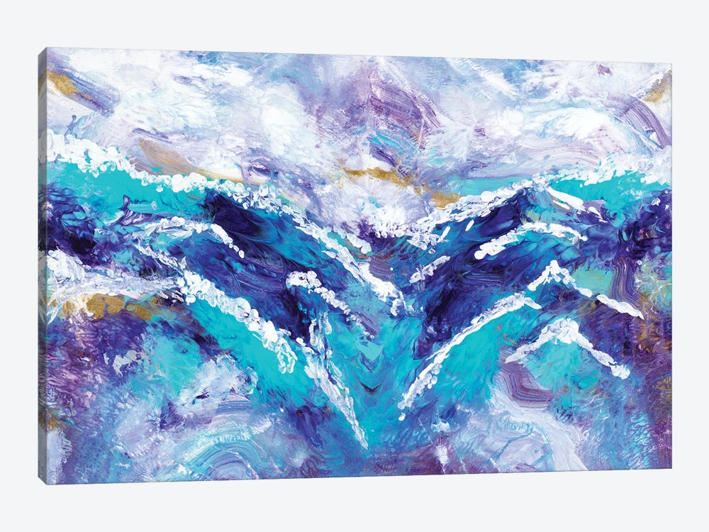Ocean Waves by Gina Ritter 1-piece Canvas Wall Art