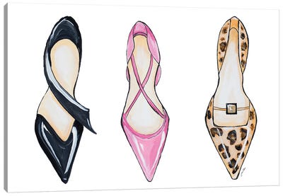 If The Shoe Fits II Canvas Art Print - Gina Ritter