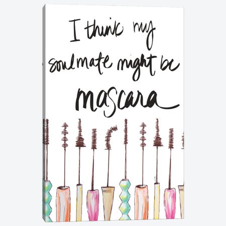 Mascara Soulmate Canvas Print #RTR58} by Gina Ritter Canvas Art