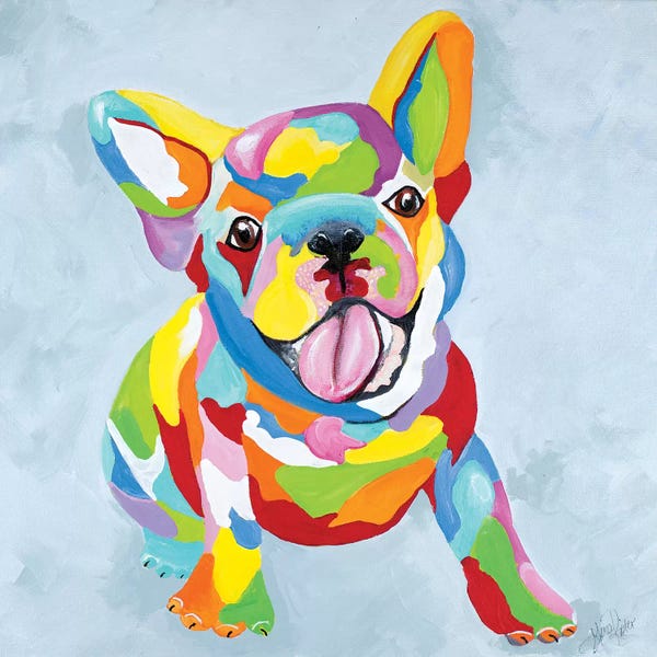 French Bulldogs: French Kiss I by Gina Ritter