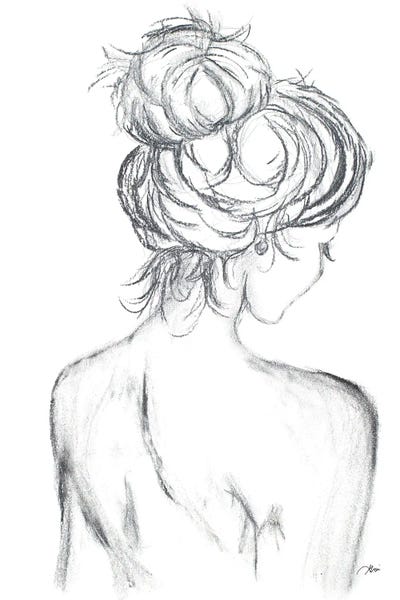 Messy Bun II by Gina Ritter art print