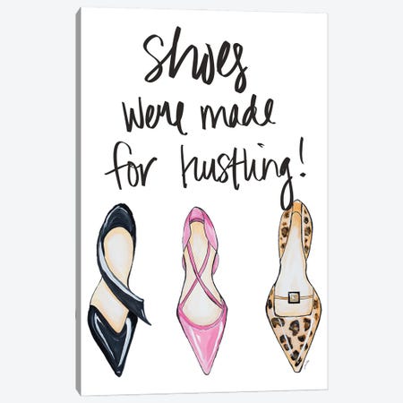 Shoes Were Made For Hustling Canvas Print #RTR64} by Gina Ritter Canvas Wall Art