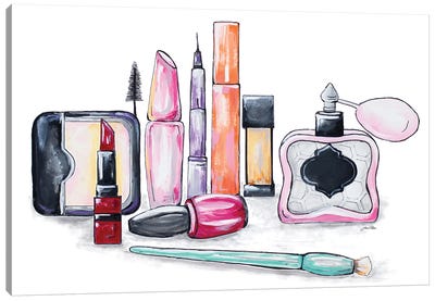 The Essentials Canvas Art Print - Make-Up Art
