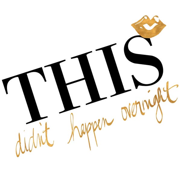Gina Ritter: This Didn't Happen Overnight by Gina Ritter