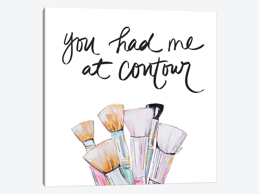 You Had Me At Contour by Gina Ritter 1-piece Canvas Artwork
