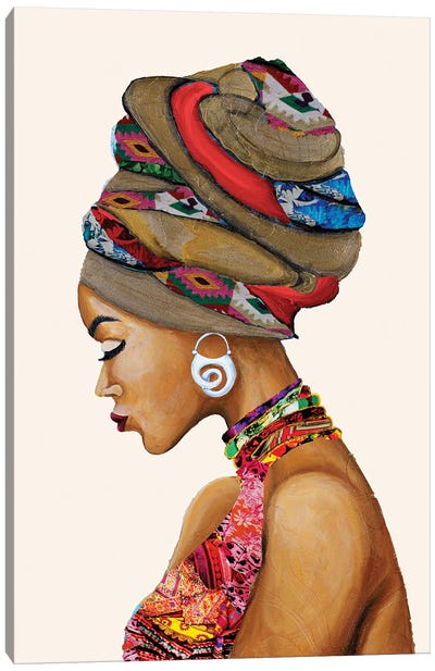 African Goddess Canvas Art Print - Gina Ritter