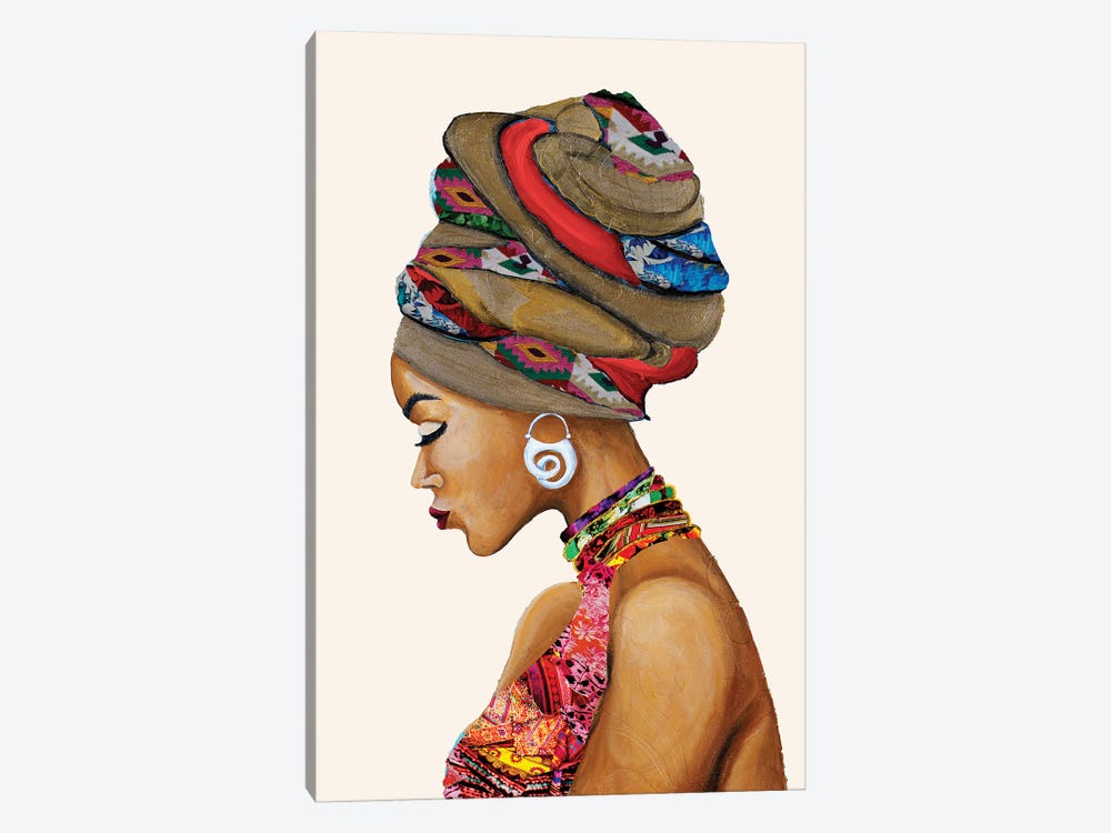 African Goddess by Gina Ritter 1-piece Canvas Print