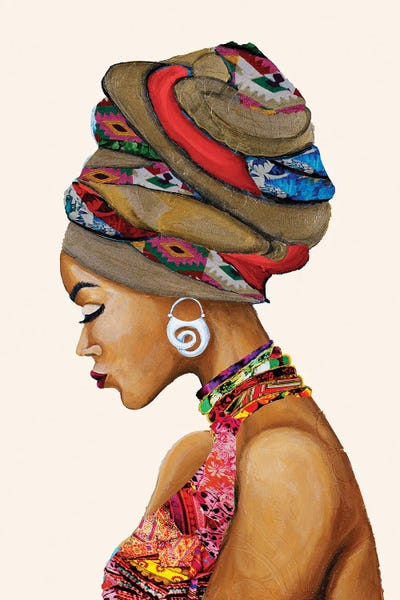 Global Patterns: African Goddess by Gina Ritter
