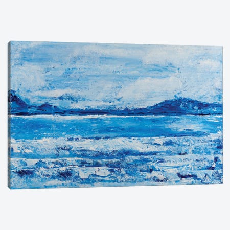 Ocean Wave, Kaneohe Canvas Print #RTR82} by Gina Ritter Art Print
