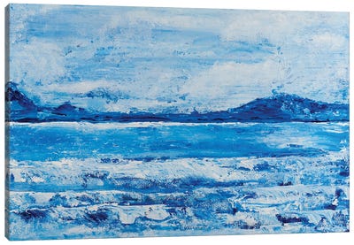 Ocean Wave, Kaneohe Canvas Art Print - Gina Ritter