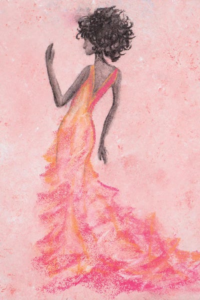 Xhosa Woman In Pink by Gina Ritter art print