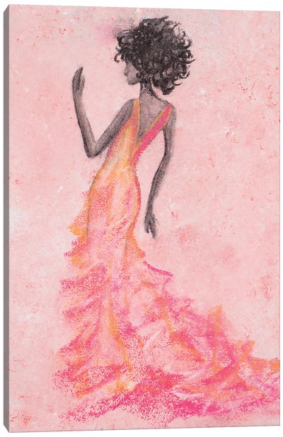 Xhosa Woman In Pink Canvas Art Print - Gina Ritter