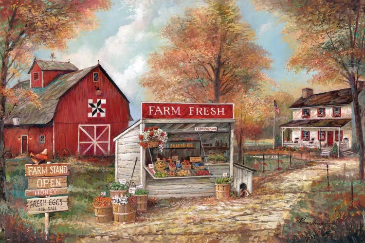 Farm Fresh by Ruane Manning canvas print
