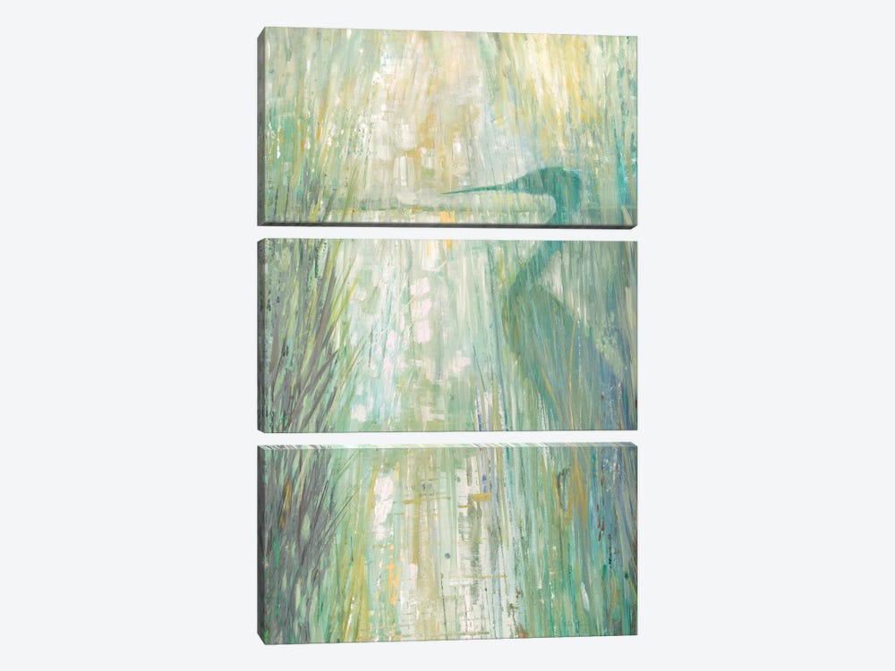 Morning Egret II by Ruane Manning 3-piece Canvas Artwork