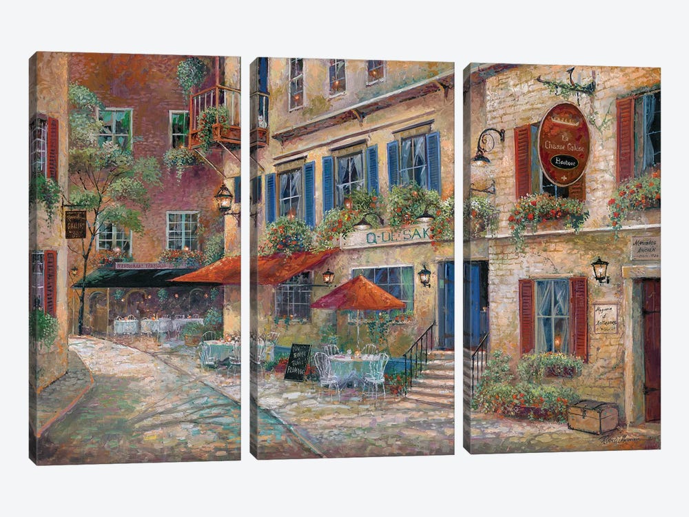 La Chasse Galerie by Ruane Manning 3-piece Canvas Artwork